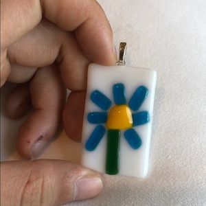 Handmade glass pendant